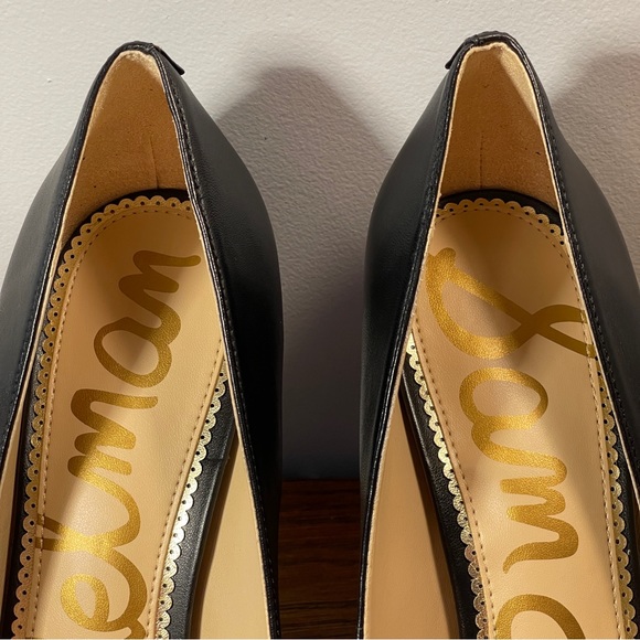 NWT | Sam Edelman Hazel Pointed Toe Heel Black Leather - Picture 11 of 15